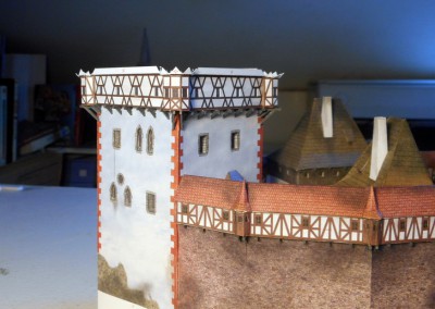 montage sur le donjon avec mis en place des consoles
