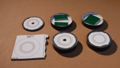 … J'insère des entretoises (1,6 mm) à l'intérieur, puis fermez la roue avec la rondelle 68…