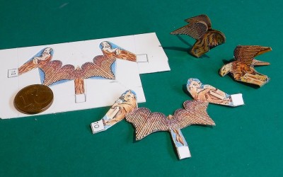 s figurines sont assemblées...