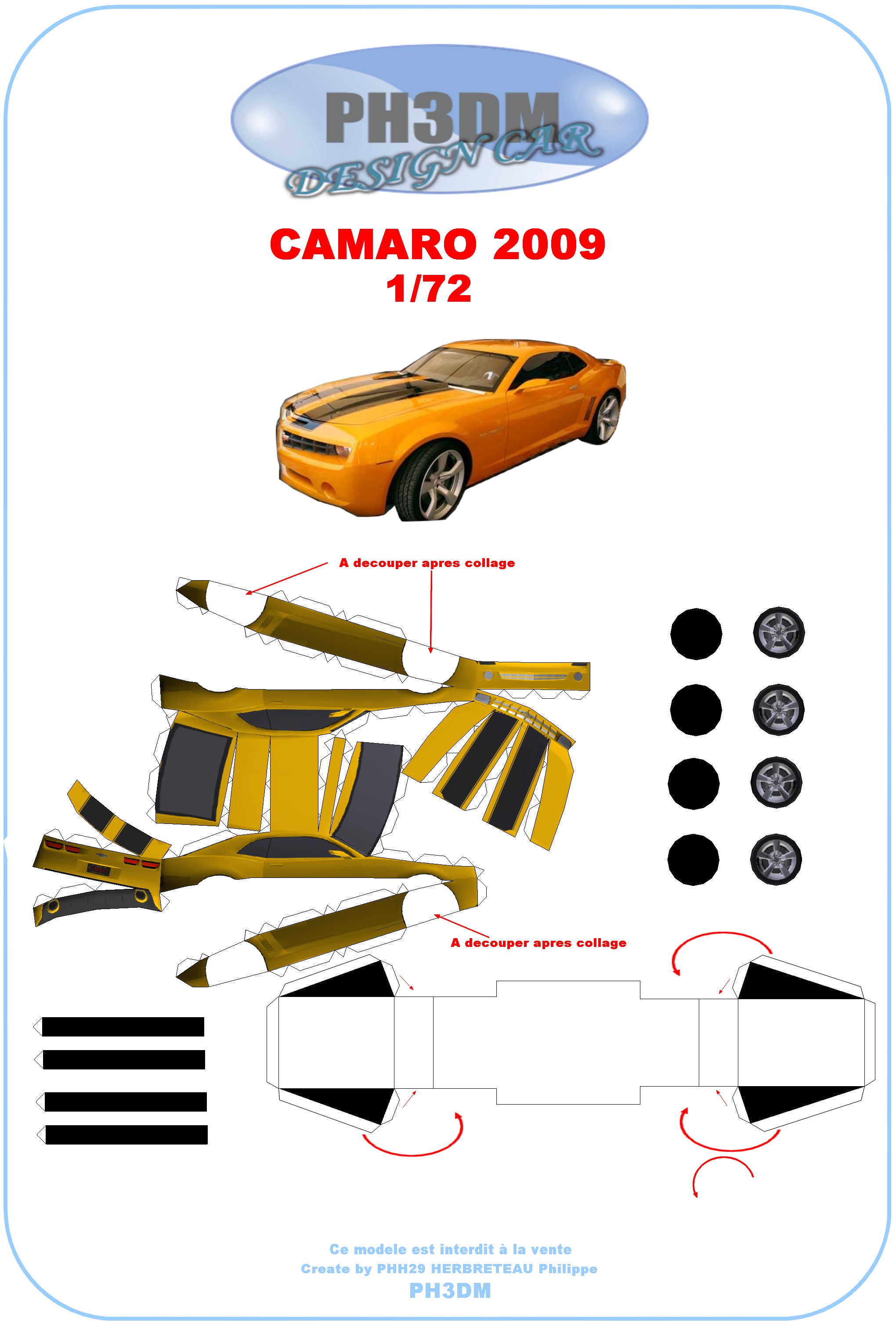 CAMARO 2009 1/72