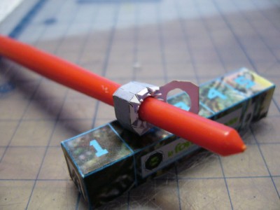 Mise en place dans le tenon