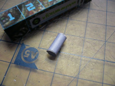 Fabrication de l'axe du coude