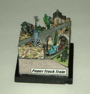 Paper truck train - rÃ©gion montagne
