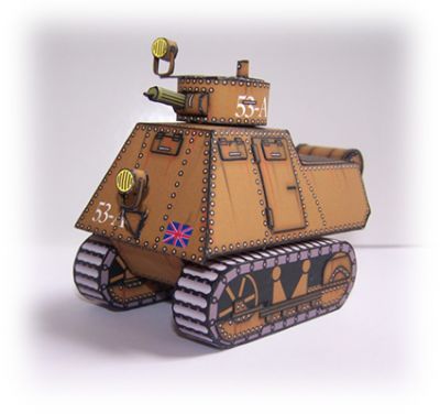 TPM Mk.53
Le Tracked Patrol Machine Mk.53 est un vÃ©hicule de reconnaissance, blindÃ© et armÃ© d'une mitrailleuse de 7,62 mm Ã  refroidissement par eau. DÃ©veloppÃ© Ã  partir du chÃ¢ssis et du train de roulement du tracteur Clayton-Shuttleworth, Le TMP Mk.53 Ã©quipe les Royal Horse Batalions.
