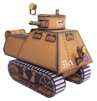 TPM Mk.53
La Tracked Patrol Machine est engin de reconnaissance, armÃ© d'une mitrailleuse de 7,62 mm. Un fusilier peut dÃ©barquer pour fouiller de plus prÃ¨s les zones Ã  reconnaÃ®tre. 
