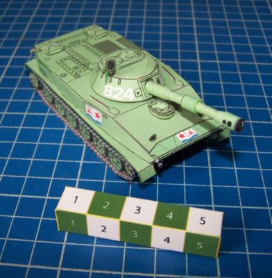 Char amphibie PT-76
MÃªme Ã  l'Ã©chelle 1:72e, le char rend bien. Le vert est celui du proto, mais ceux qui connaissent les blindÃ©s savent qu'une couleur, Ã§a finit par s'Ã©claircir au fil du temps. La dÃ©co que j'ai choisie est celle des bataillons de Fusilliers Marins de la marine soviÃ©tique.
Keywords: Char amphibie PT-76