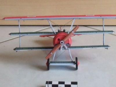 fokker dr1 maly modelarz
