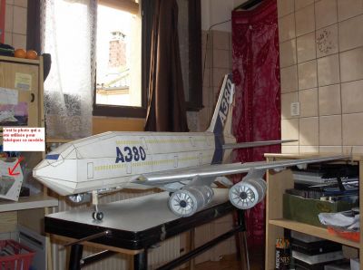 sur cette photo on peut apercevoir l'image qui a Ã©tÃ© utilisÃ©e pour construire ce modÃ©le...
c'est Ã  partir d'une image qui est parue dans un des journaux de la rÃ©gion que je me suis payer cette maquette...un genre de cadeau de la part des journalistes lol non?
