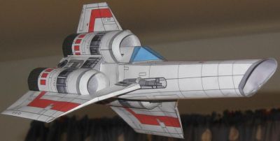 Battlestar Galactica Viper
Vaisseau d'attaque et de poursuite Viper MK-I
TirÃ© de la sÃ©rie Galactica des annÃ©es fin 70 et 80.
