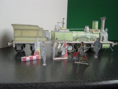 Locomotive et tender d'EurÃ©ka
