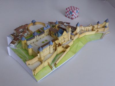Château de Carcasonne d'Instant Durable
Imprimé en réduction au 1/540°
