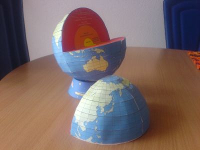 la Terre en coupe
