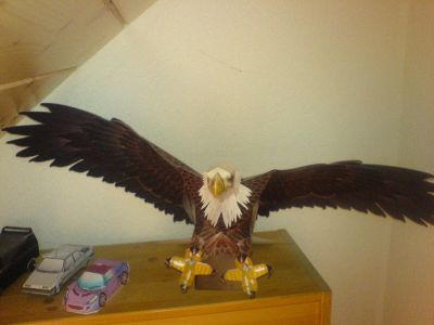 aigle - avant
aigle de chez MB crÃ©ation.
vraiment simple (niveau 3/5) et rÃ©aliste (papier en relief)
