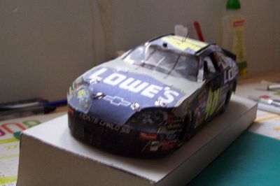 nascar
vue de face 
