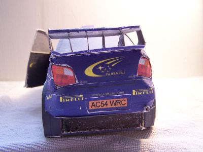 subaru impreza wrc
le derrier de la subaru un peux ratter je l'ademer mais bon elle est bien reussi dans l'ensemble
