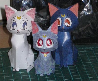 Chats dans Sailor Moon 
Keywords: Sailor moon artÃ©mis luna diana