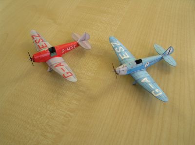 Chiltons DW1 et 1a au 1/72 ,[maquettes Jan Legrand]
