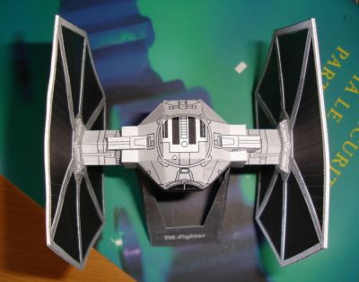 tie fighter
vue du dessus
