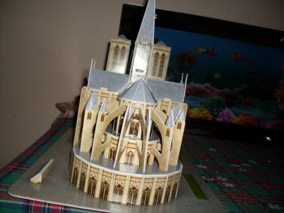 ND DE PARIS PUZZLE 3D
cadeau de noel montÃ© en quelques dizaines de minutes ; trÃ¨s facile de montage
