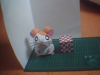 Hamtaro
pour changer j'ai voulus faire un animale. c'est ma 17 iÃ©me maquette hamtaro.

