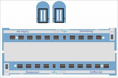 Voiture restaurant Intercity
