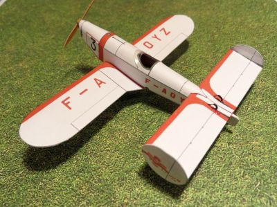 MAUBOUSSIN HEMIPTERE
Maquette au 1/66. création 2016.
Formule originale d'aile en tandem pour une plus grande facilité de pilotage (vrillr impossible).
Notice: http://criquet11.eklablog.fr/mes-creations-au-1-66-c24566200/2
Planches bientôt disponibles.

