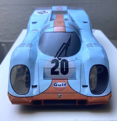Porsche 917K Steve McQueen
Ech. 1/24. Conduite par McQueen dans le film « Le Mans »
Keywords: Porsche 917K Steve McQueen