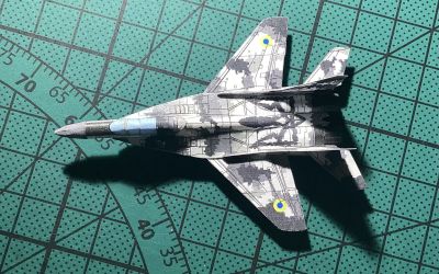 Mikoyan Gurevich MiG-29 Ukraine
Maquette d’Ojimak
Keywords: Mikoyan Gurevich MiG-29 Ukraine